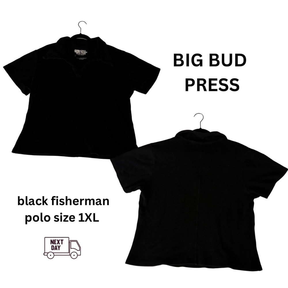 Black Collared Shirt textured